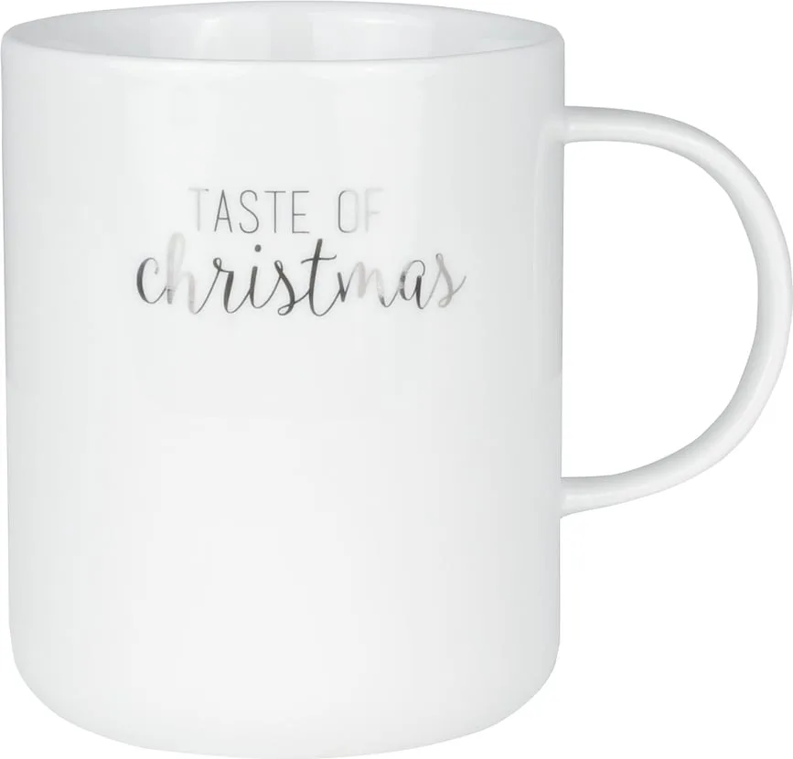 Кружка Raeder Christmas Taste, 8 см, фарфор, белая
