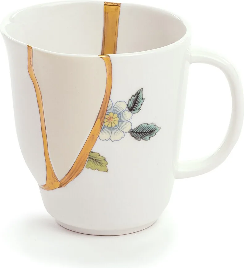 Кружка Seletti Kintsugi 1, 8,5 см, фарфор