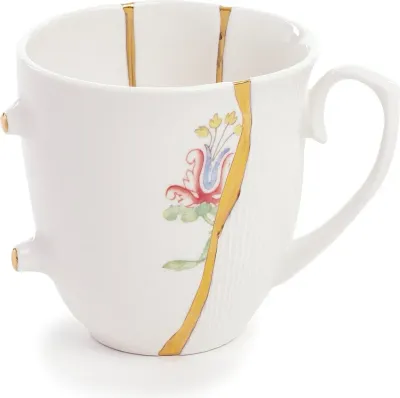 Кружка Seletti Kintsugi 2, 8,5 см, фарфор