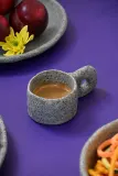 Набор кружек Seletti Newlithic, 2 шт., 7,2 см, фарфор, серый — фото 8