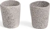 Набор кружек Seletti Newlithic, 2 шт., 8 см, фарфор, серый — фото 3