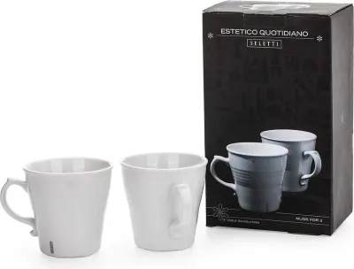 Набор кружек seletti estetico quotidiano, 2 шт., фарфор · арт. fabr 10575
