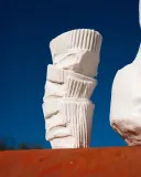 Набор кружек Serax Artifacts I, 4 шт., 7 см, фарфор, белый — фото 2