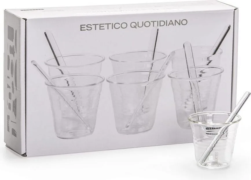 Набор кружек Seletti Estetico Quotidiano, 6 предметов, 5,8 см, стекло