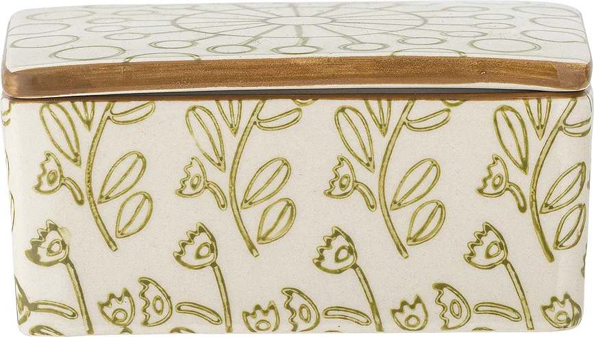Масленка Bloomingville Maple, 12.5 9.5 см, каменная керамика, коричневая