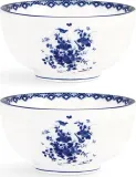 Набор салатников &K Amsterdam Delftware, 2 предмета, костяной фарфор, 14 см, синий — фото 1