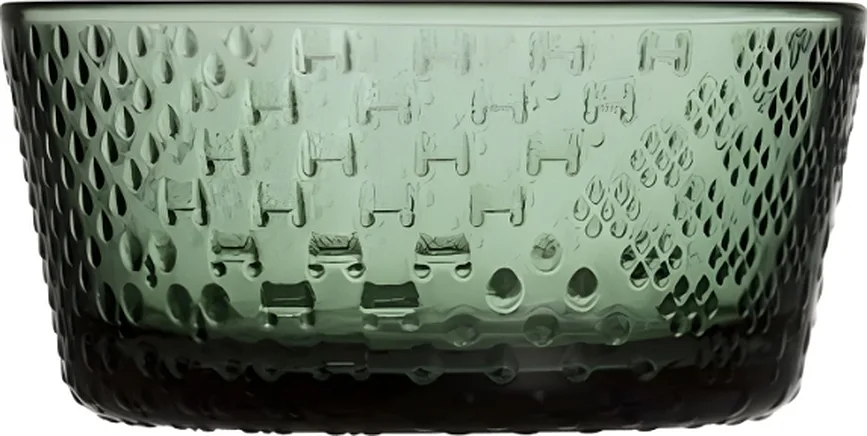 Салатник Iittala Tundra, стекло, 10 см, зелёный