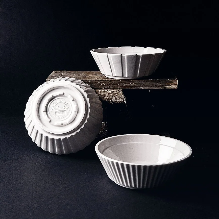Набор салатников Seletti Machine, 3 предмета, фарфор, 16 см, белый