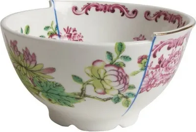 Салатник Seletti Olinda, костяной фарфор, 10,5 см, разноцветный