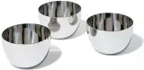 Набор салатников Alessi Mami, 3 предмета, нержавеющая сталь, 8,5 см — фото 1