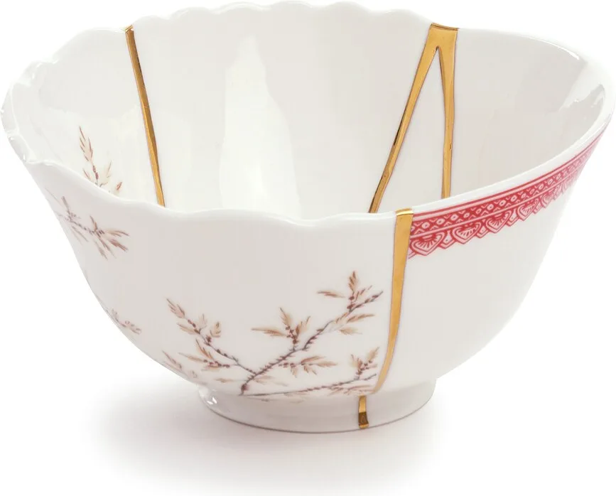 Салатник Seletti Kintsugi 1, фарфор, 15,2 см