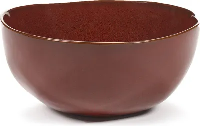 Салатник Serax La M re, каменная керамика, 21 см, красный