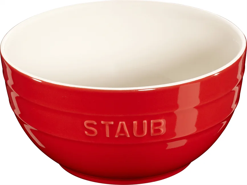 Салатник Staub, керамика, 17 см, красный