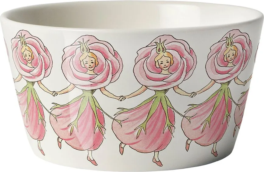 Салатник Design House Stockholm Elsa Beskow, фарфор, 13 см, розовый