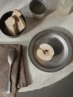 Салатник Ferm Living Tumbled, нержавеющая сталь, 12,5 см, серебристый