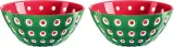 Набор салатников Guzzini Le Murrine, 2 предмета, акрил, 12,5 см, зелёный — фото 1