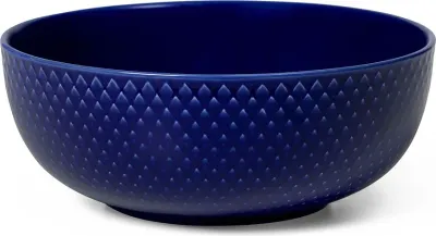 Салатник Lyngby Rhombe Color, фарфор, 15,5 см, синий