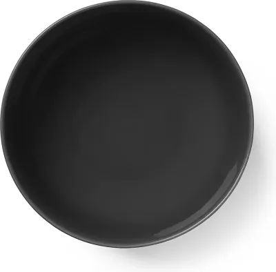 Салатник Lyngby Rhombe Earth, фарфор, 11 см, чёрный