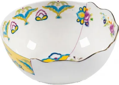 Салатник Seletti Bauci, костяной фарфор, 19,4 см, разноцветный