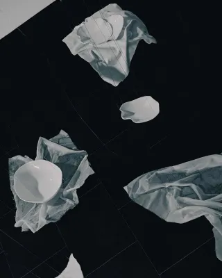 Набор салатников Serax Perfect Imperfection Hachi-Boru, 6 предметов, костяной фарфор, овальные, 13 16 см, белый