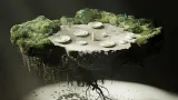 Набор салатников Serax Unity Butterfly Ballet, 2 предмета, фарфор, 9 см, белый — фото 1