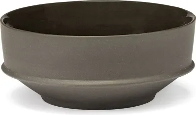 Набор салатников serax dune, 2 предмета, фарфор, коричневый · арт. fabr B4023206-001