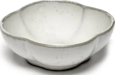 Набор салатников serax inku ribbed, 4 предмета, каменная керамика, белый · арт. fabr B5120239W