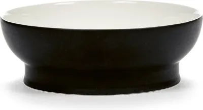 Набор салатников serax ra, 2 предмета, фарфор, чёрный · арт. fabr B4019417