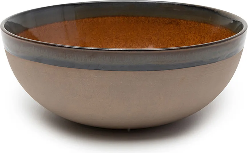 Салатник Serax Surface, каменная керамика, 23,5 см, красный