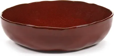Салатник serax la m re, каменная керамика, красный · арт. fabr XB5123014-317