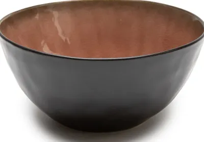 Салатник serax pure, каменная керамика, коричневый · арт. fabr B1013043