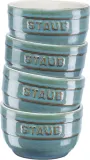 Набор салатников staub xs-minis, 4 предмета, керамика, синий · арт. fabr 40511-133-0 — фото 1