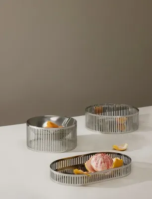 Салатник Stelton Orlo, нержавеющая сталь, 20 см, серебристый