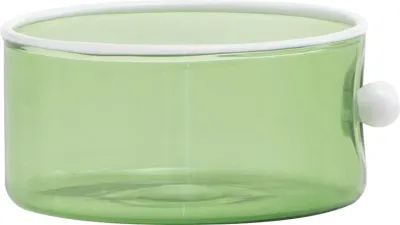 Салатник Zafferano Oyster, стекло, 10 см, зелёный