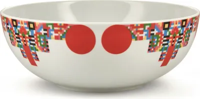 Салатник Alessi Holyhedrics, фарфор, 24 см