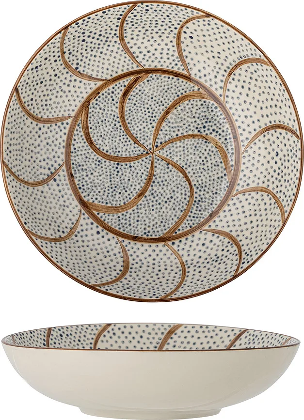 Салатник bloomingville heikki, каменная керамика, коричневый · арт. fabr 82056494