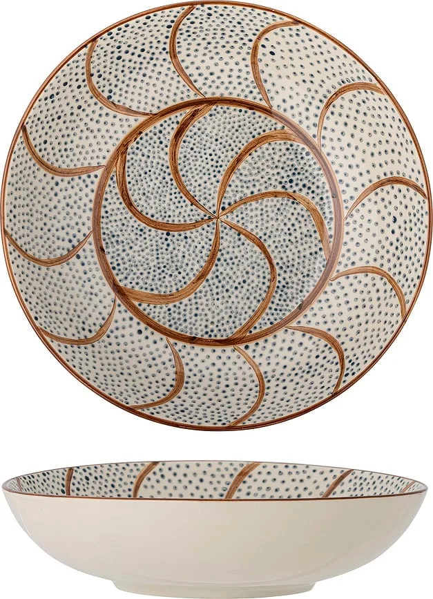 Салатник bloomingville heikki, каменная керамика, коричневый · арт. fabr 82056492