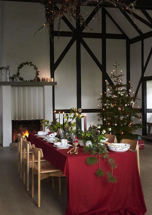 Салатник K hler Hammersh i Christmas, фарфор, 30 см