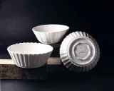 Набор салатников Seletti Machine, 3 предмета, фарфор, 22 см, белый — фото 1