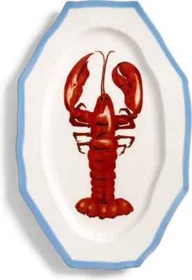 Блюдо сервировочное &K Amsterdam Sirene, овальное, фарфор, 27 41,5 см, разноцветное