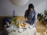 Блюдо сервировочное Arabia Finland Muminki Haru, овальное, фарфор, 0 17 см, синее — фото 5