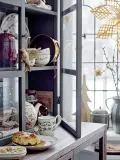 Блюдо сервировочное Bloomingville Beth, круглое, каменная керамика, 30,5 см, красное — фото 1
