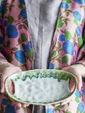 Блюдо сервировочное Bloomingville Prim, овальное, каменная керамика, 13,5 22 см, зелёное — фото 7