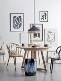 Блюдо сервировочное Bloomingville Thea, круглое, каменная керамика, 30 см — фото 5