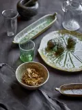 Блюдо сервировочное bloomingville milani, овальное, каменная керамика, 7,5 , зелёное · арт. fabr 82072538 — фото 2