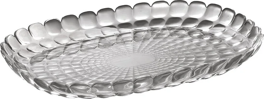 Блюдо сервировочное Guzzini Tiffany, овальное, пищевой пластик, 31 45 см