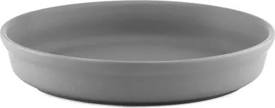 Блюдо сервировочное Normann Copenhagen Obi, круглое, фарфор, 20 см, серое