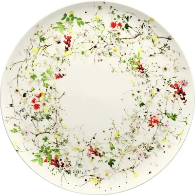 Блюдо сервировочное Rosenthal Brillance Tajemniczy Ogrod, круглое, костяной фарфор, 32 см, белое