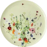 Блюдо сервировочное Rosenthal Brillance Wiosenny Ogrod, круглое, костяной фарфор, 32 см, зелёное — фото 2