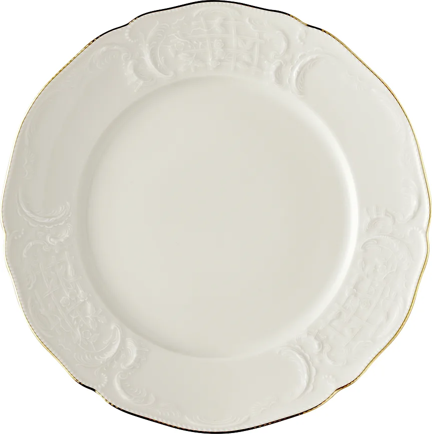 Блюдо сервировочное Rosenthal Sanssouci Elf Gold, круглое, фарфор, 31,4 см, золотистое